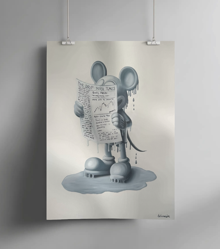 Reality Melts Print